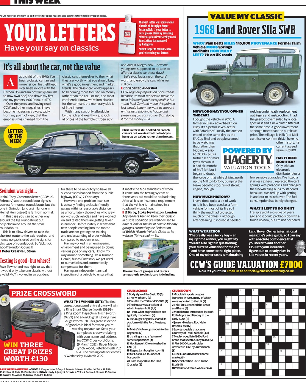 Classic Car Weekly Preview Pages