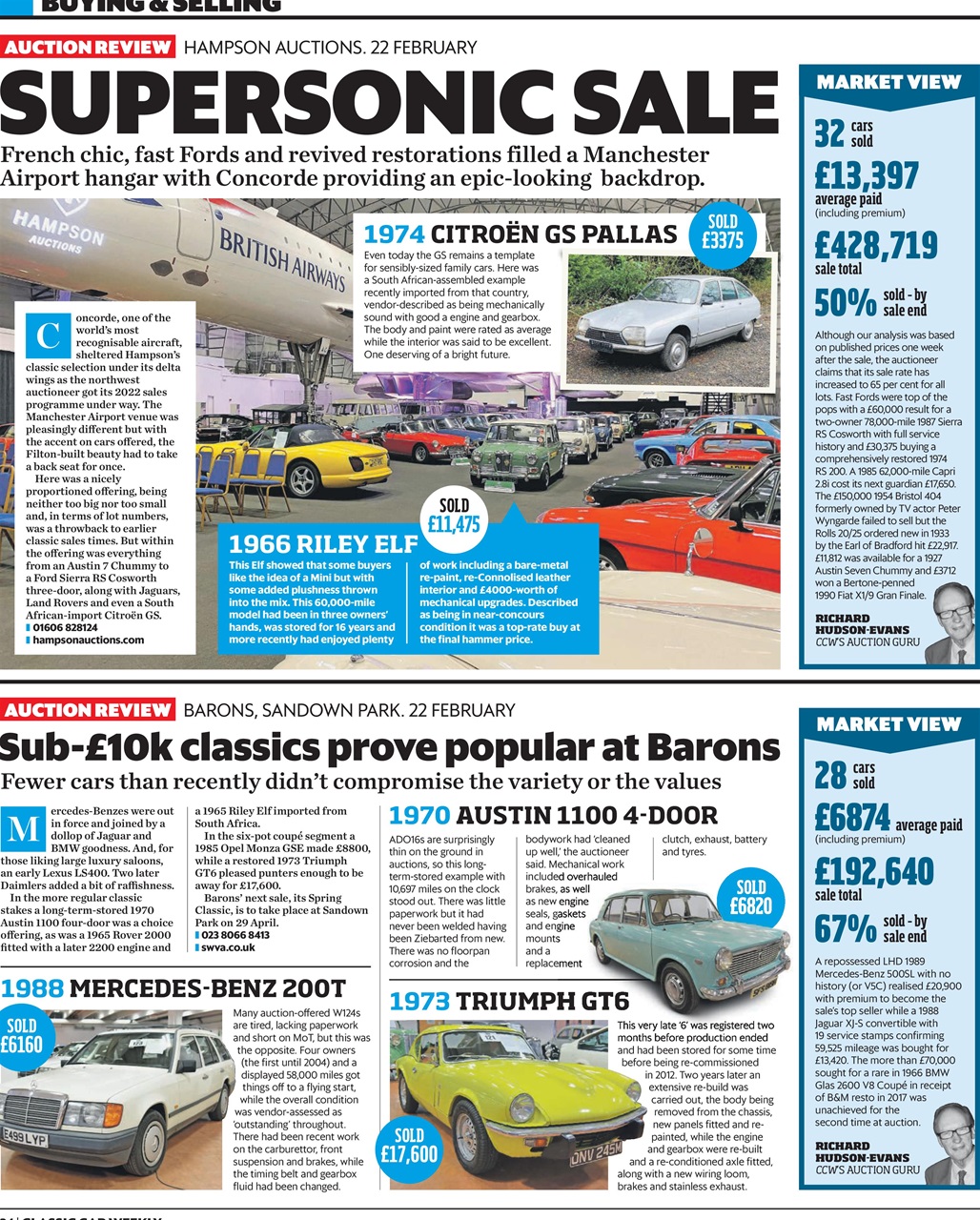 Classic Car Weekly Preview Pages
