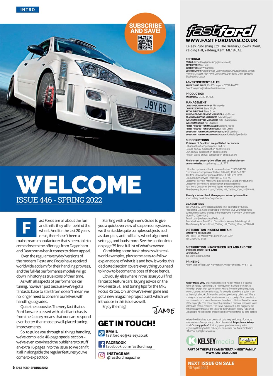 Fast Ford Preview Pages