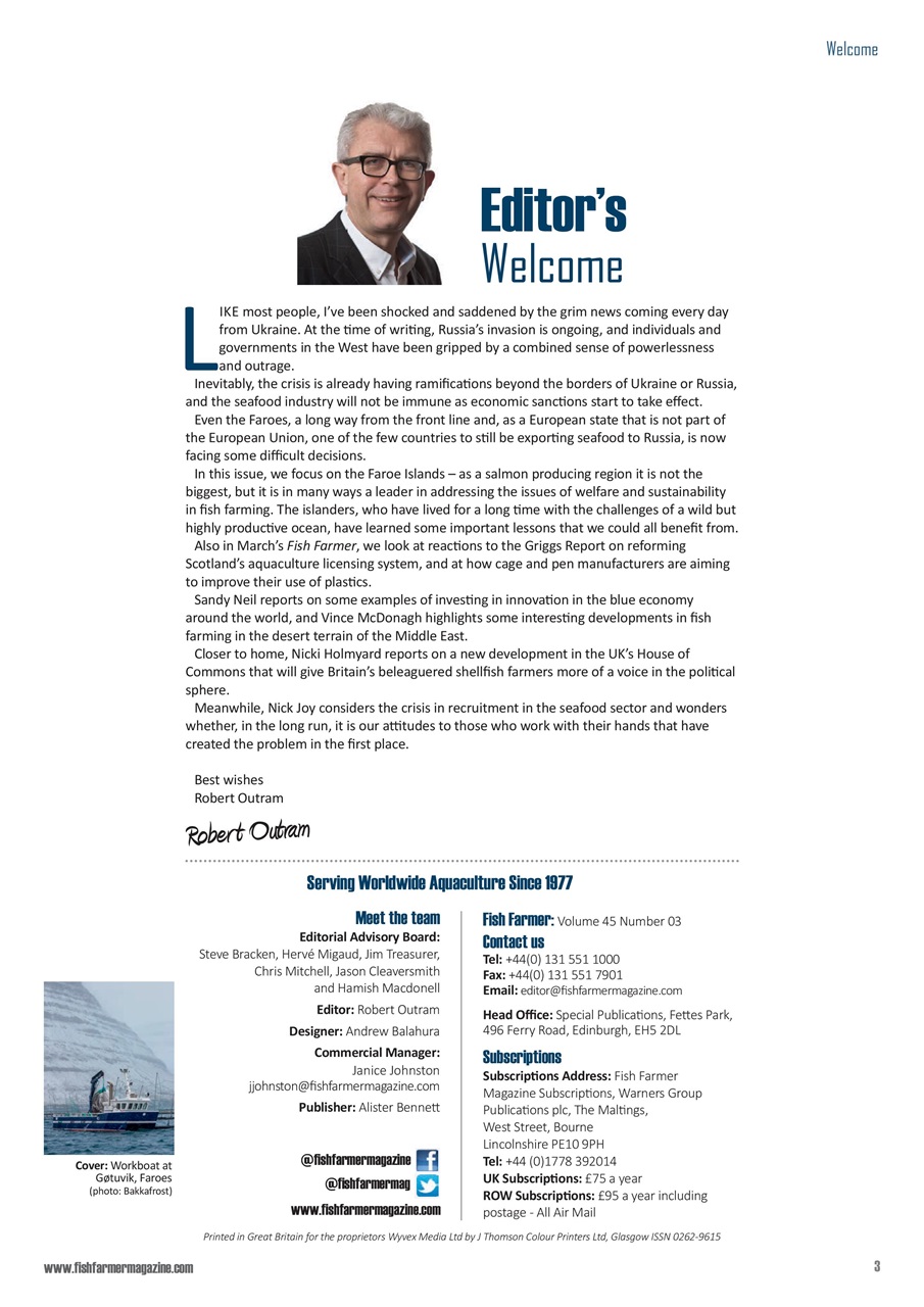 Fish Farmer Magazine Preview Pages