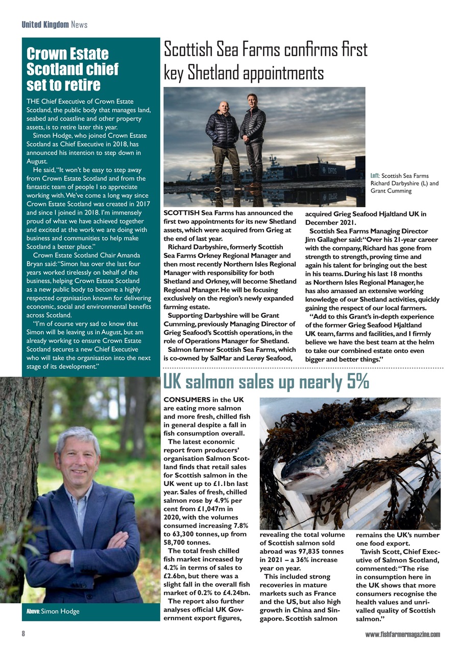 Fish Farmer Magazine Preview Pages
