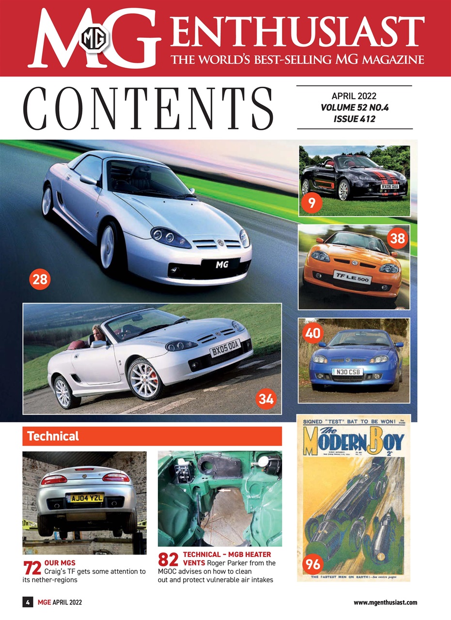 MG Enthusiast Preview Pages