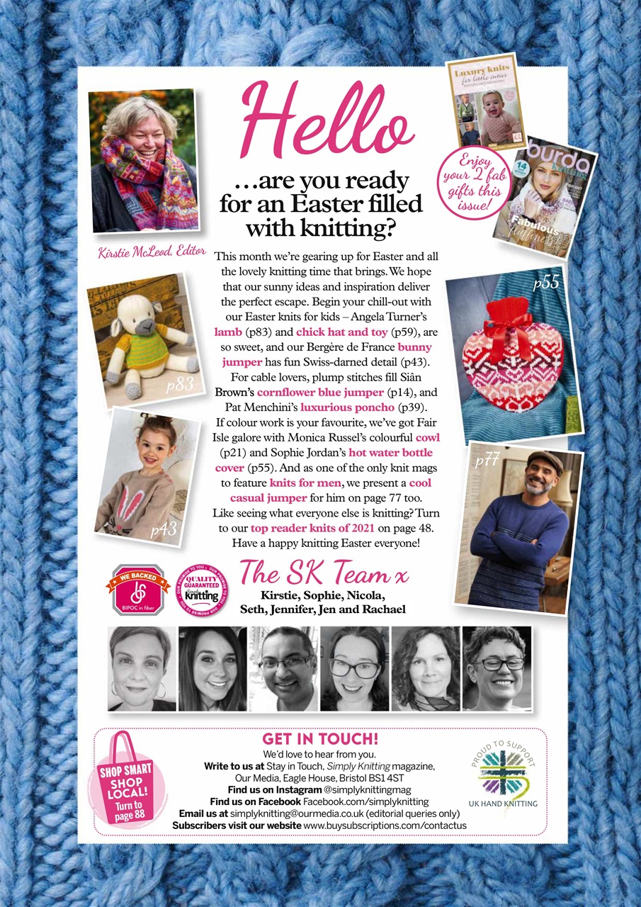 Simply Knitting Preview Pages
