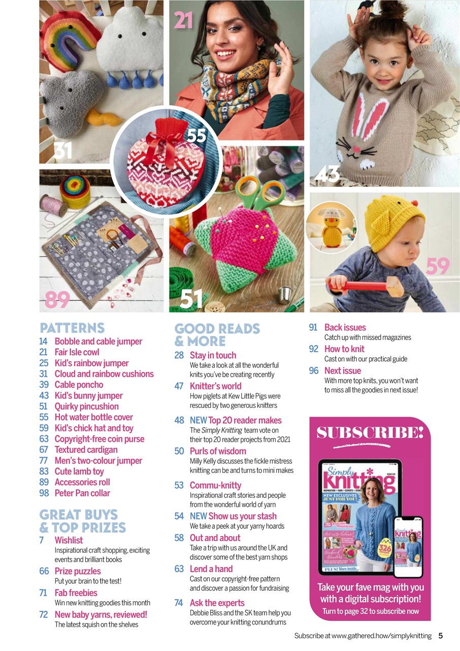 Simply Knitting Preview Pages