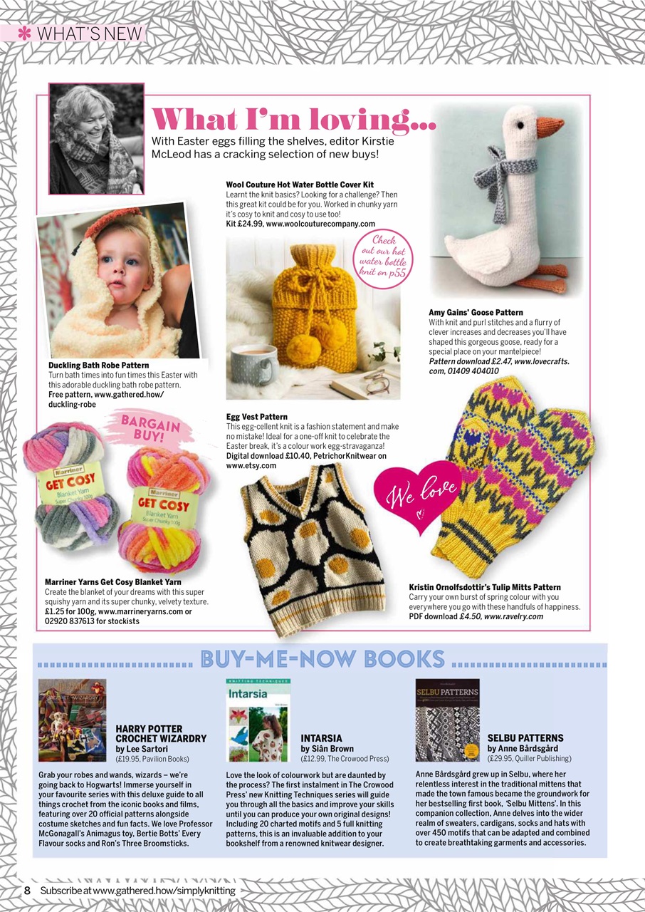 Simply Knitting Preview Pages