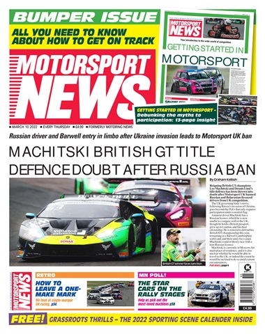 Motorsport News issue 10-Mar-22