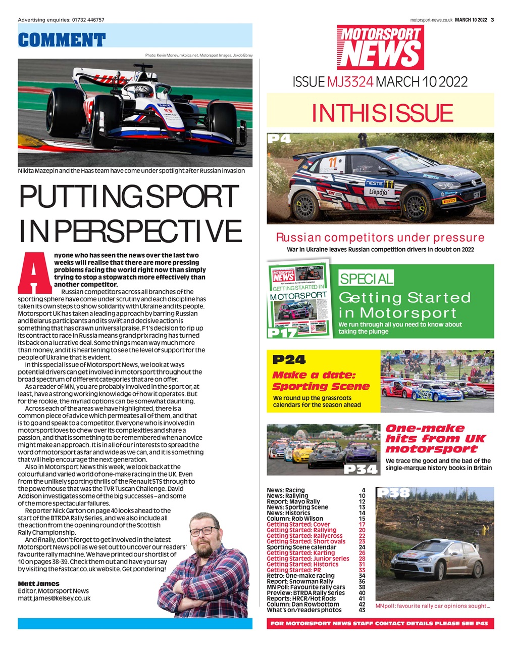 Motorsport News Preview Pages