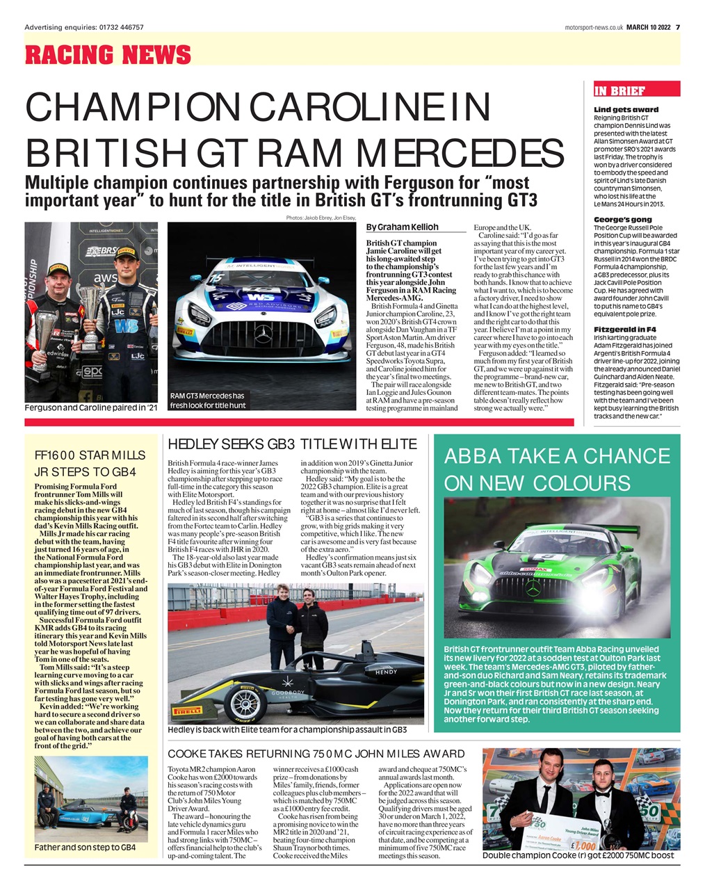 Motorsport News Preview Pages