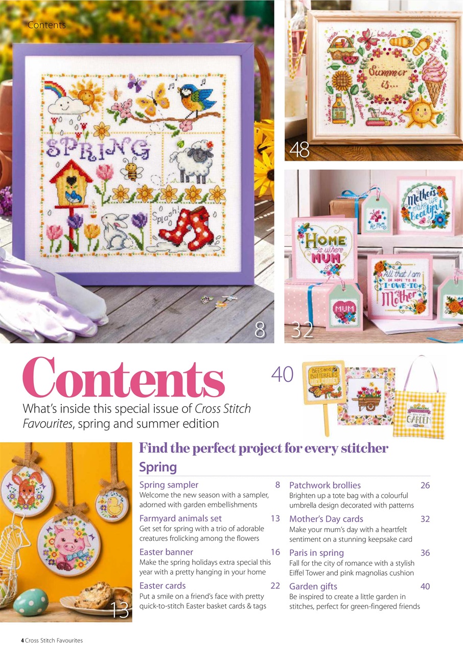 Cross Stitch Favourites Preview Pages