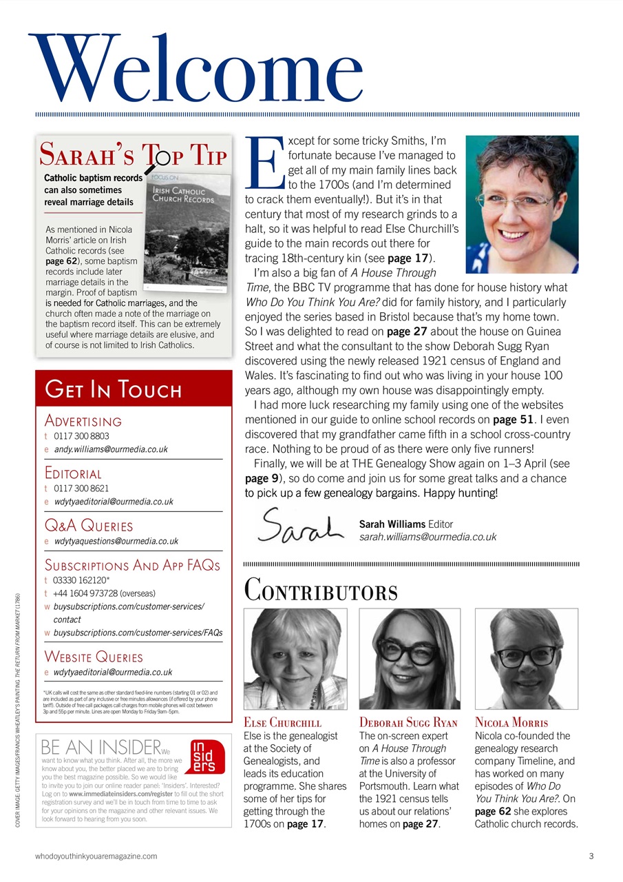 Who Do You Think You Are? Preview Pages