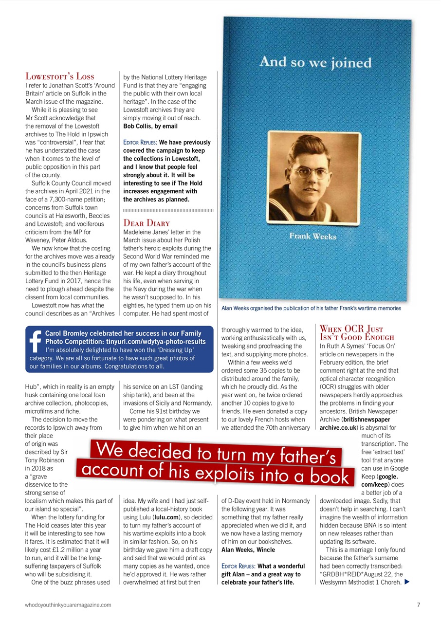 Who Do You Think You Are? Preview Pages