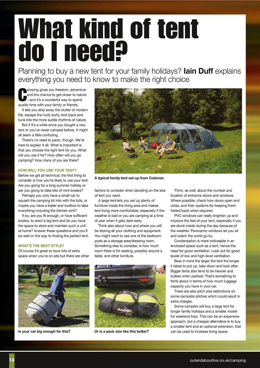 Camping Preview Pages