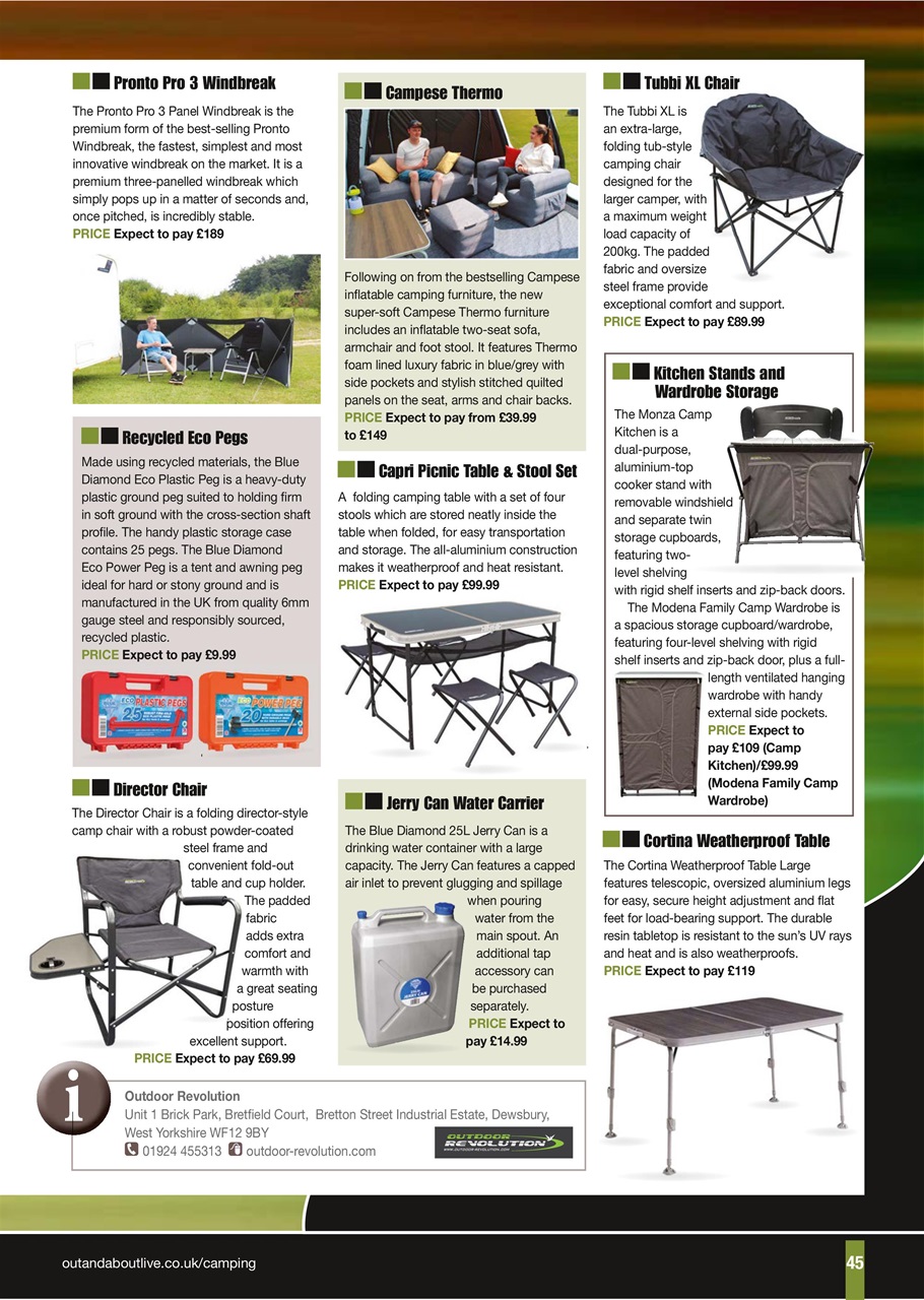 Camping Preview Pages