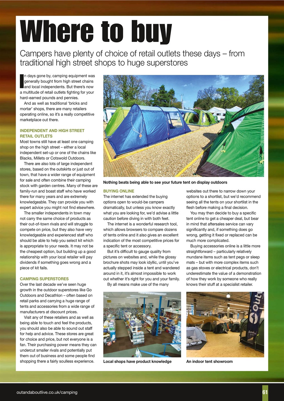 Camping Preview Pages