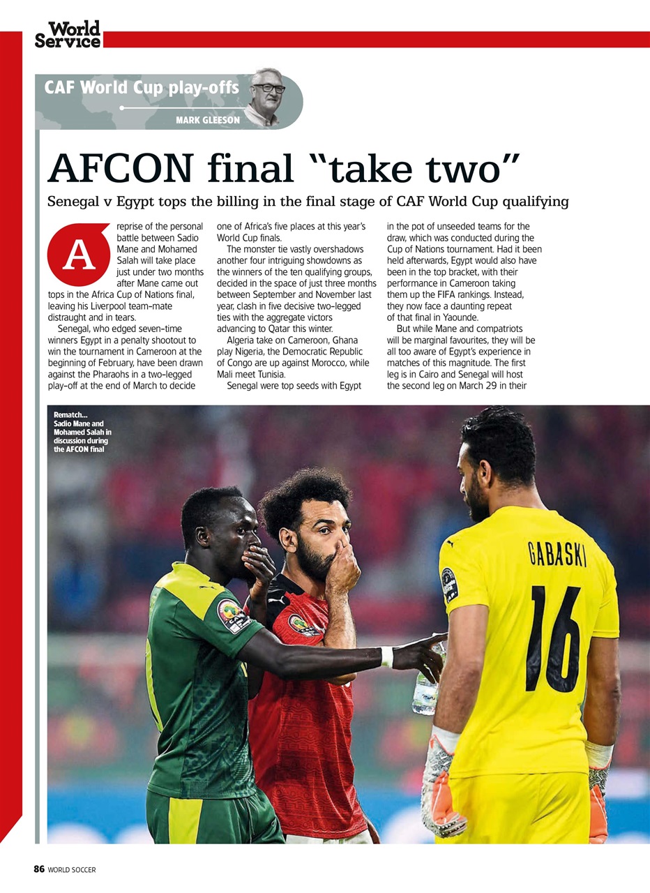 World Soccer Preview Pages