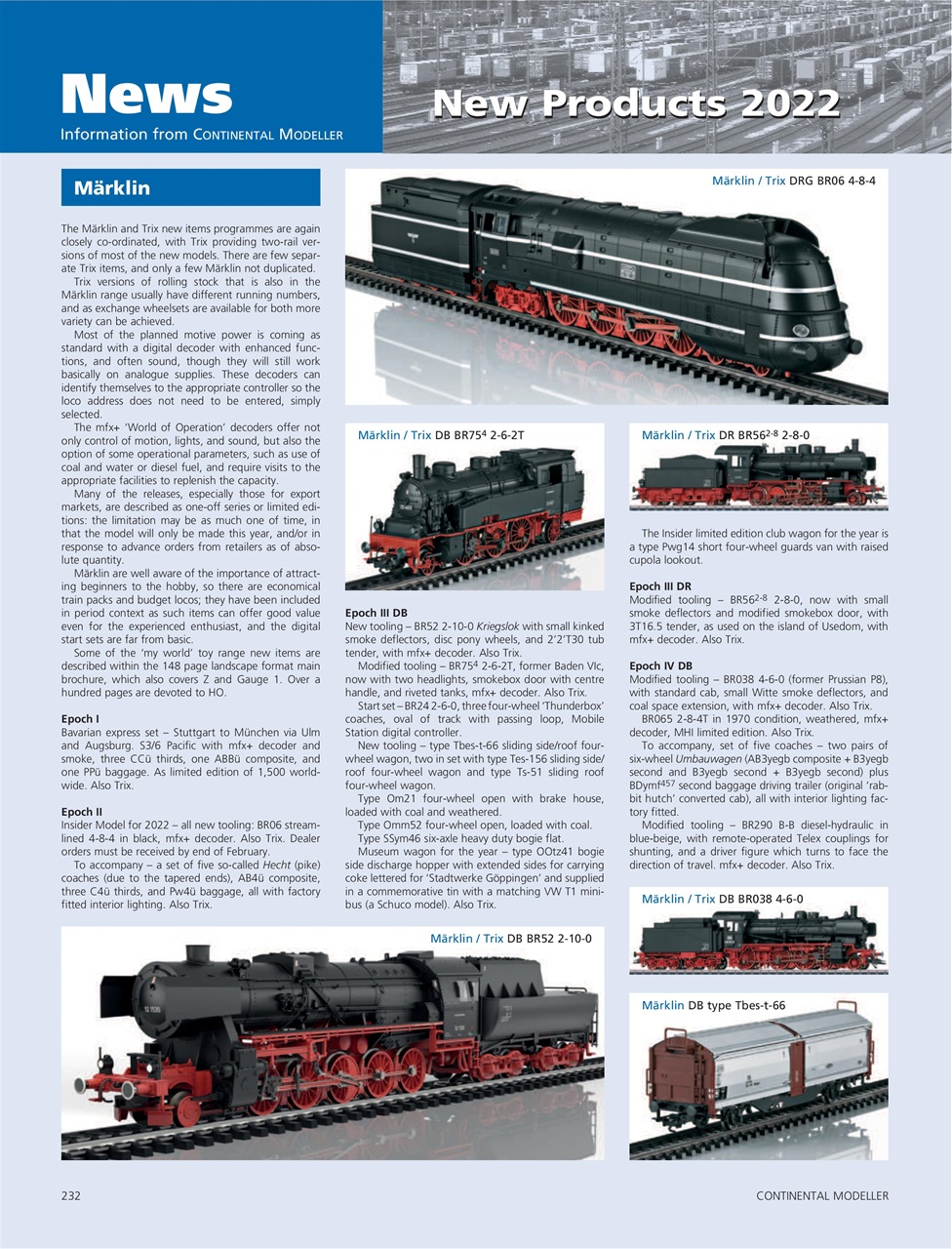 Continental Modeller Preview Pages