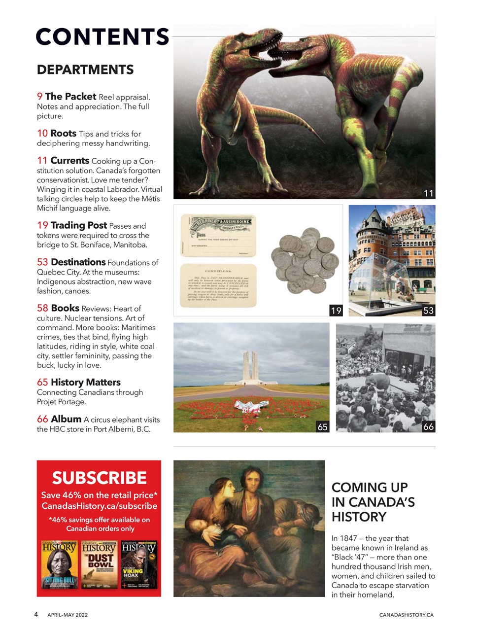 Canada's History Preview Pages