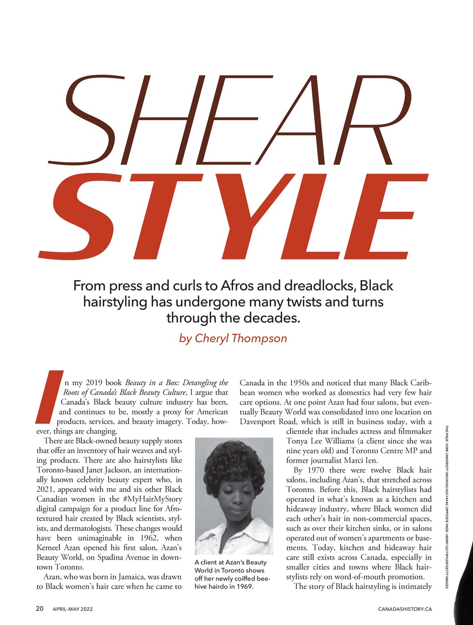 Canada's History Preview Pages