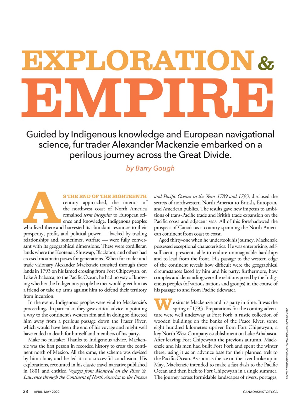 Canada's History Preview Pages