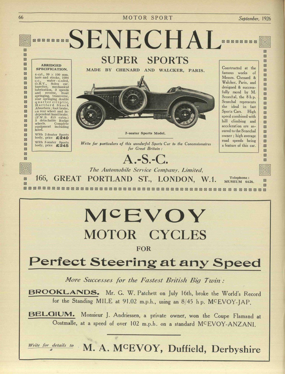 Motor Sport Magazine Preview Pages