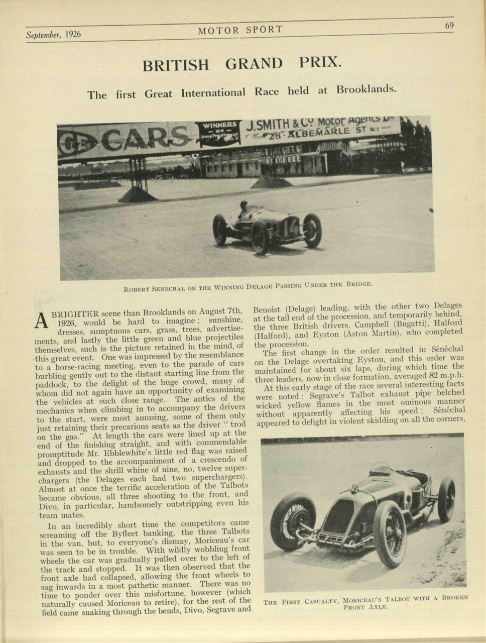 Motor Sport Magazine Preview Pages