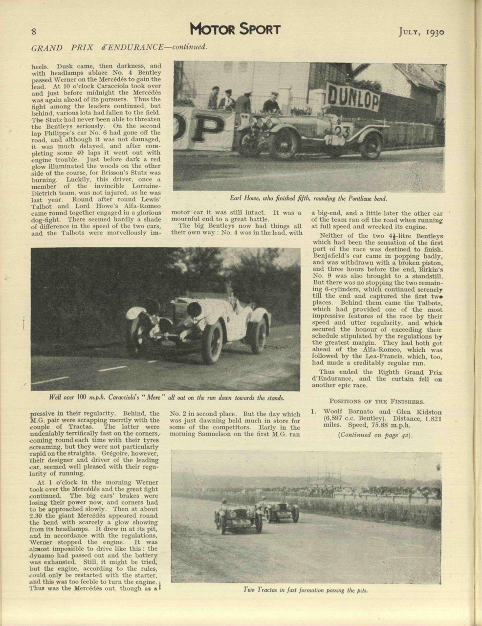 Motor Sport Magazine Preview Pages