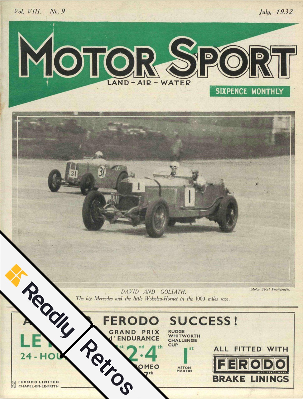 Motor Sport Magazine Preview Pages