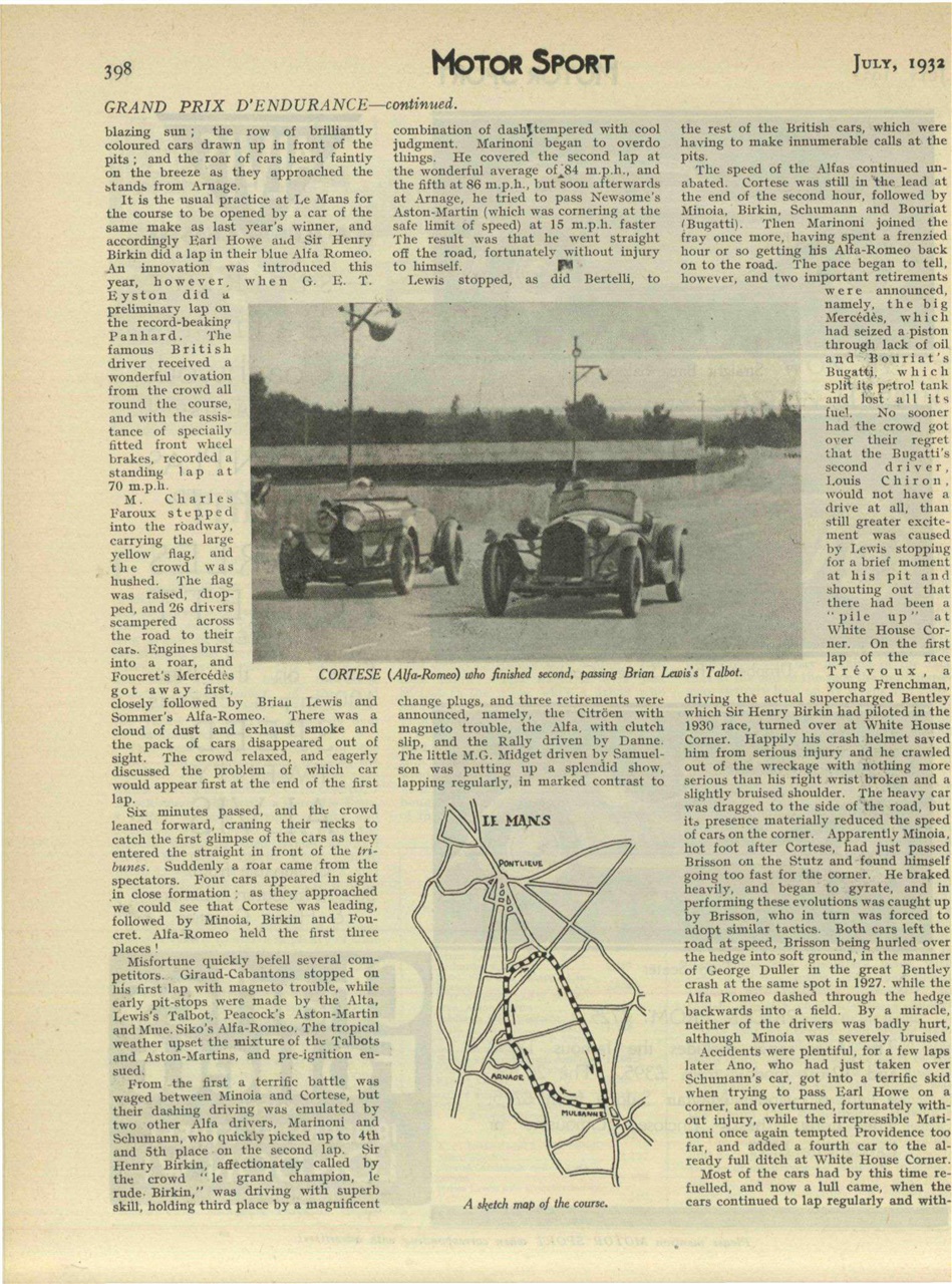 Motor Sport Magazine Preview Pages