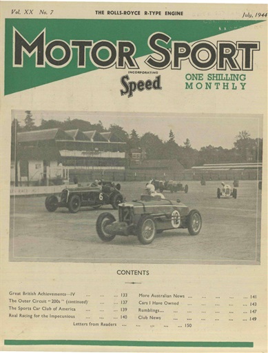 Motor Sport Magazine issue 
