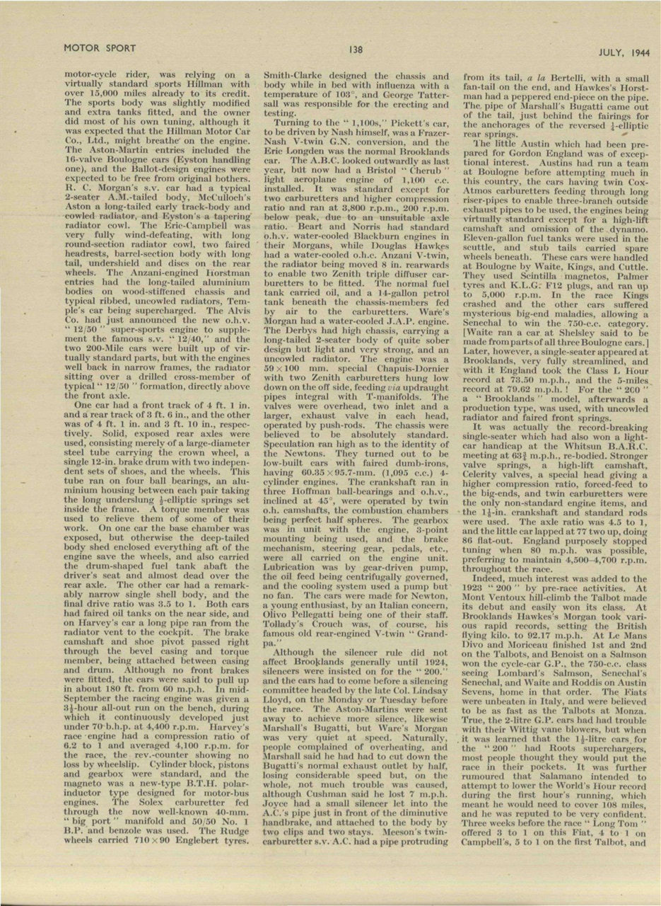 Motor Sport Magazine Preview Pages