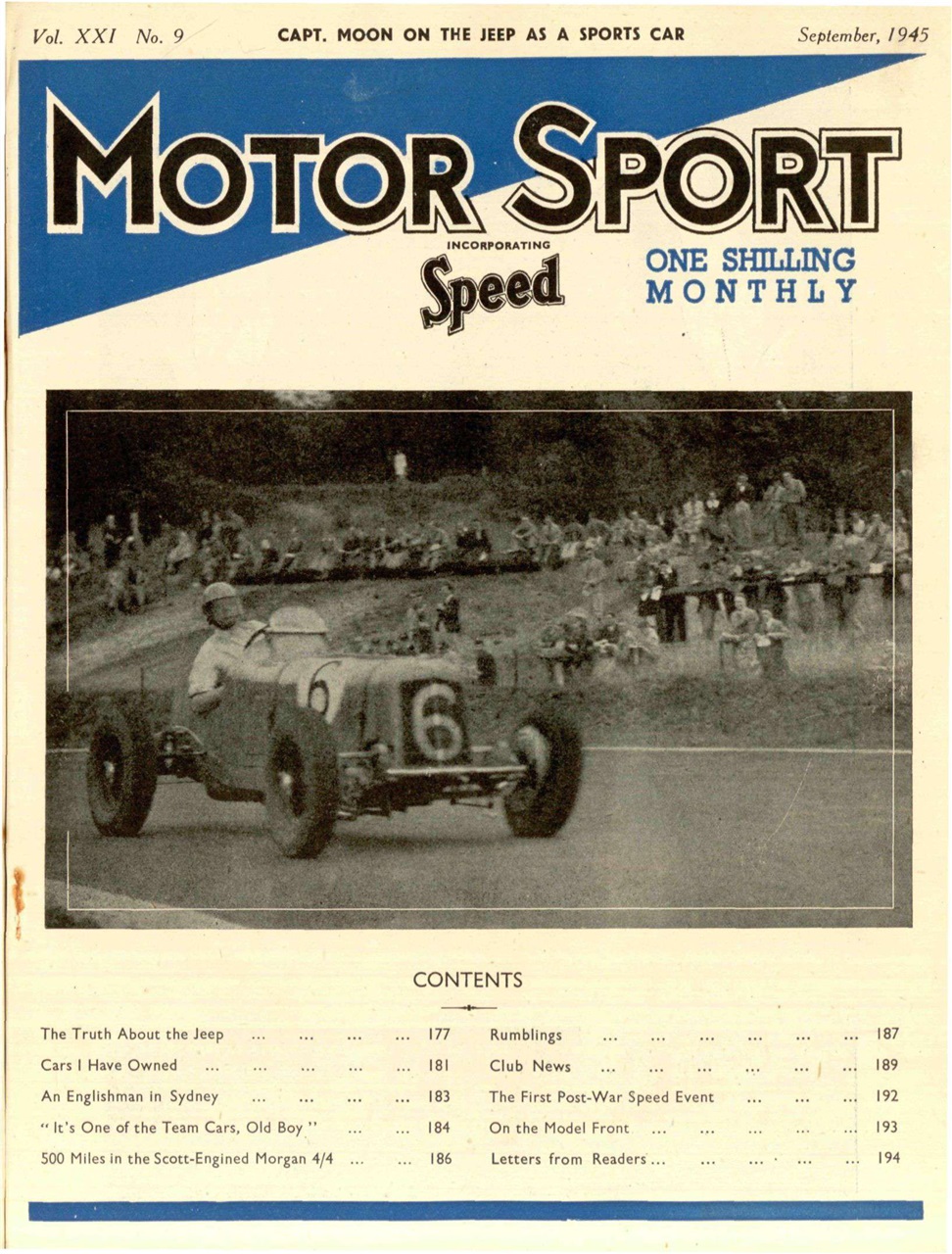 Motor Sport Magazine Preview Pages