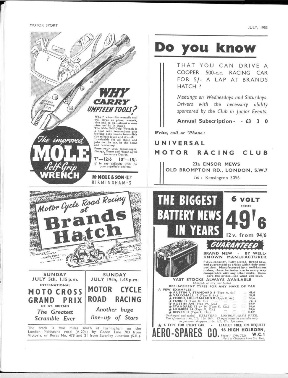 Motor Sport Magazine Preview Pages