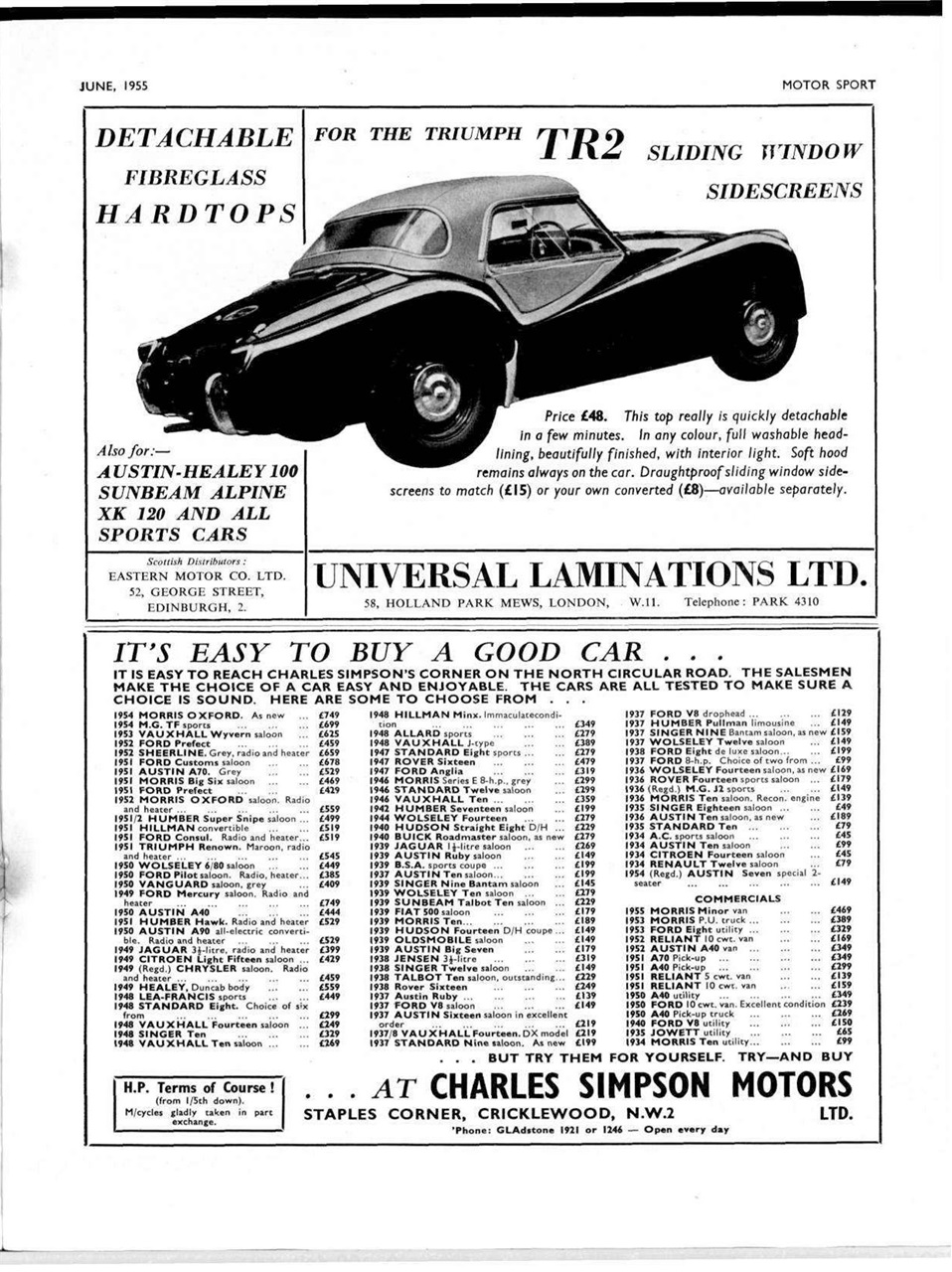 Motor Sport Magazine Preview Pages