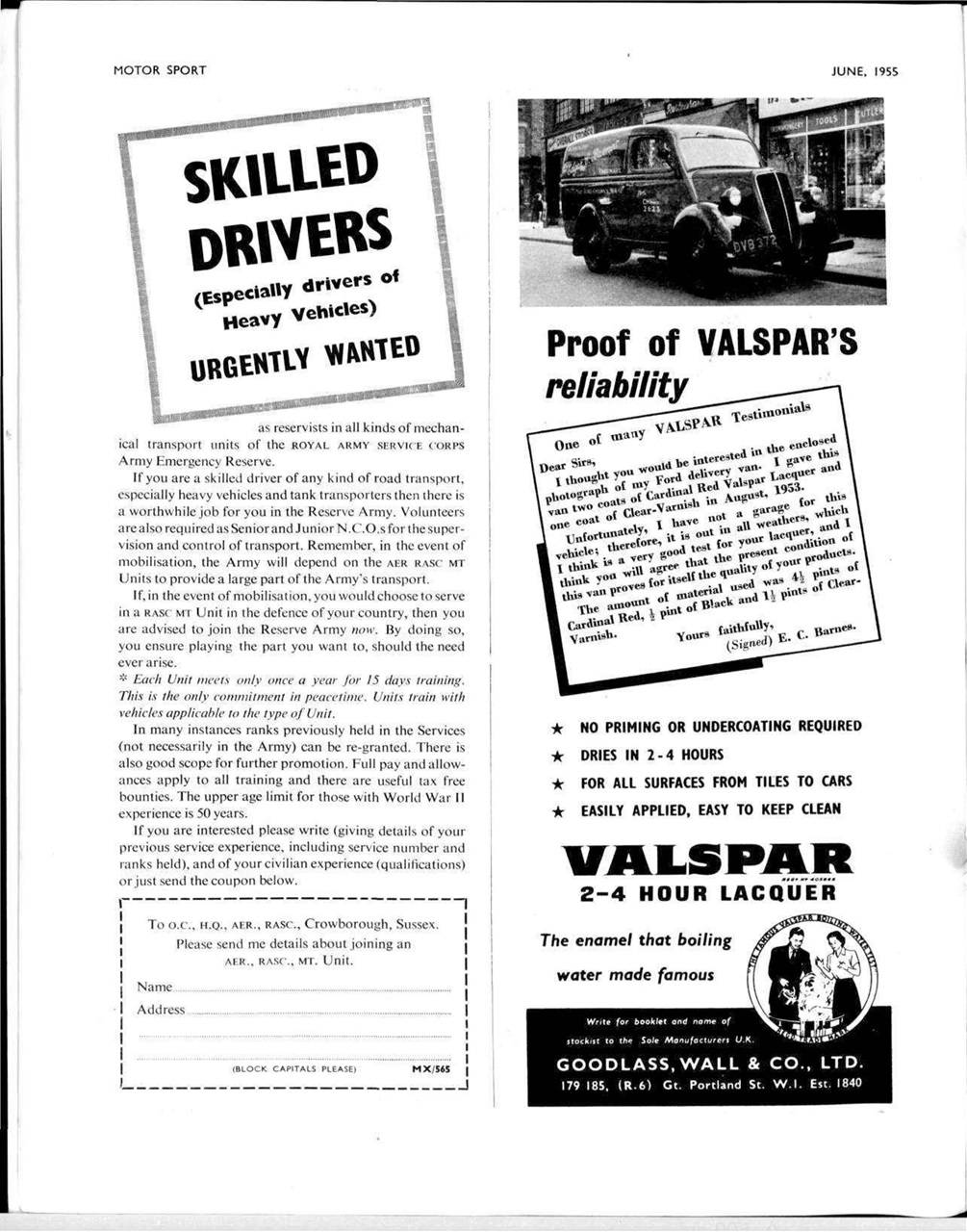 Motor Sport Magazine Preview Pages