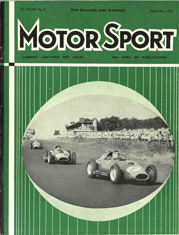 Motor Sport Magazine issue Motor Sport: September 1957