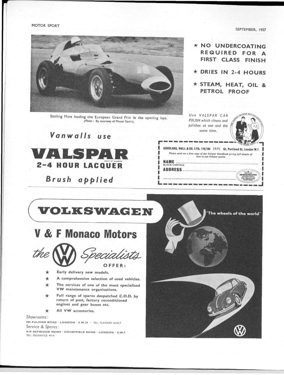 Motor Sport Magazine Preview Pages