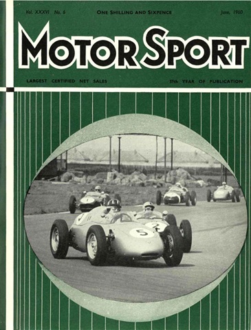 Motor Sport Magazine issue Motor Sport: June 1960