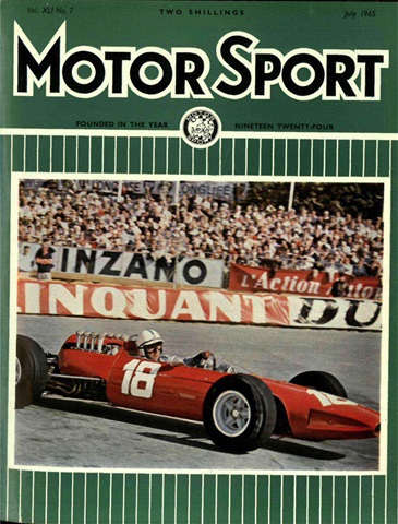 Motor Sport Magazine issue Motor Sport: July 1965