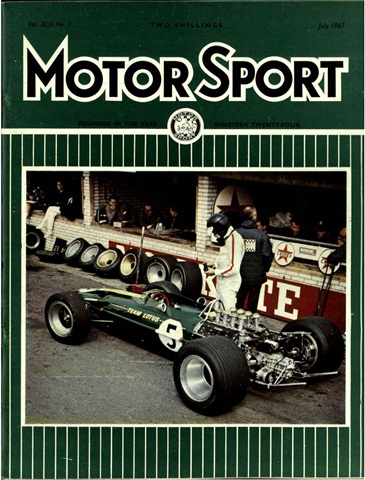 Motor Sport Magazine issue Motor Sport: July 1967