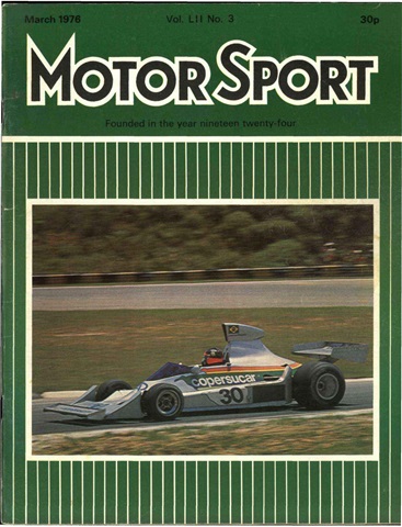 Motor Sport: March 1976 issue Motor Sport: March 1976