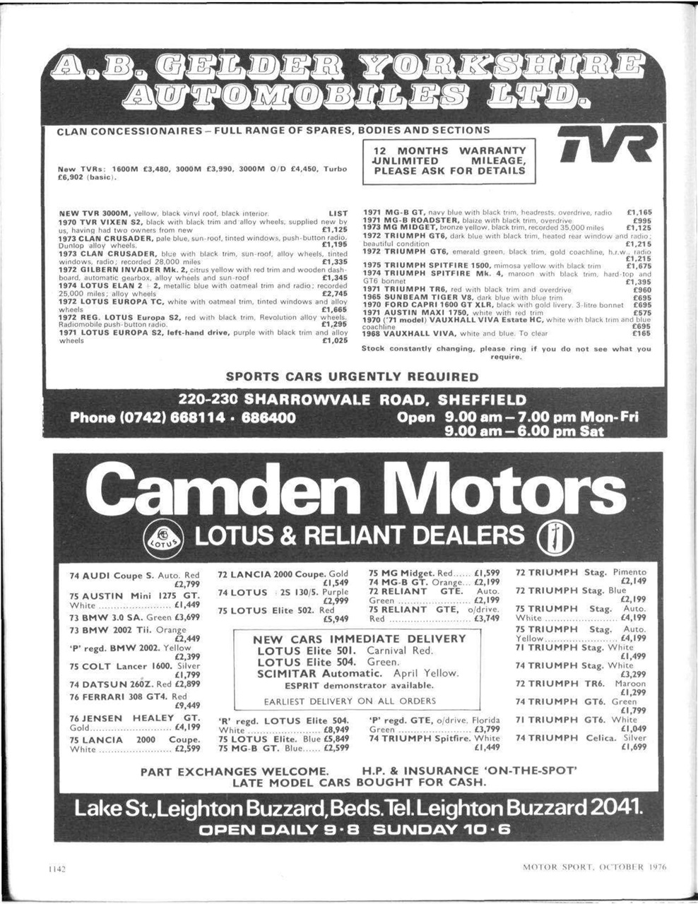 Motor Sport Magazine Preview Pages