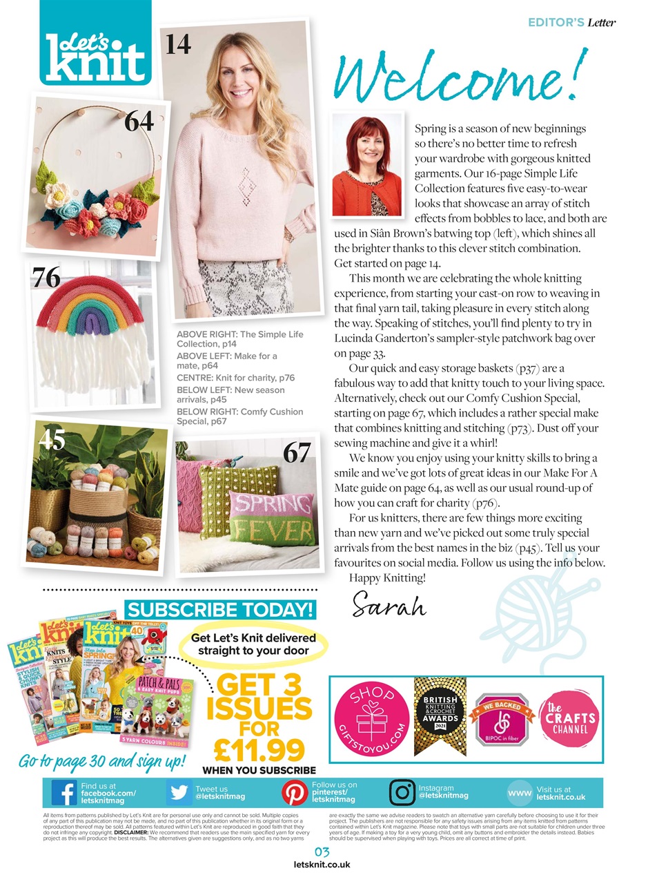 Let's Knit Preview Pages