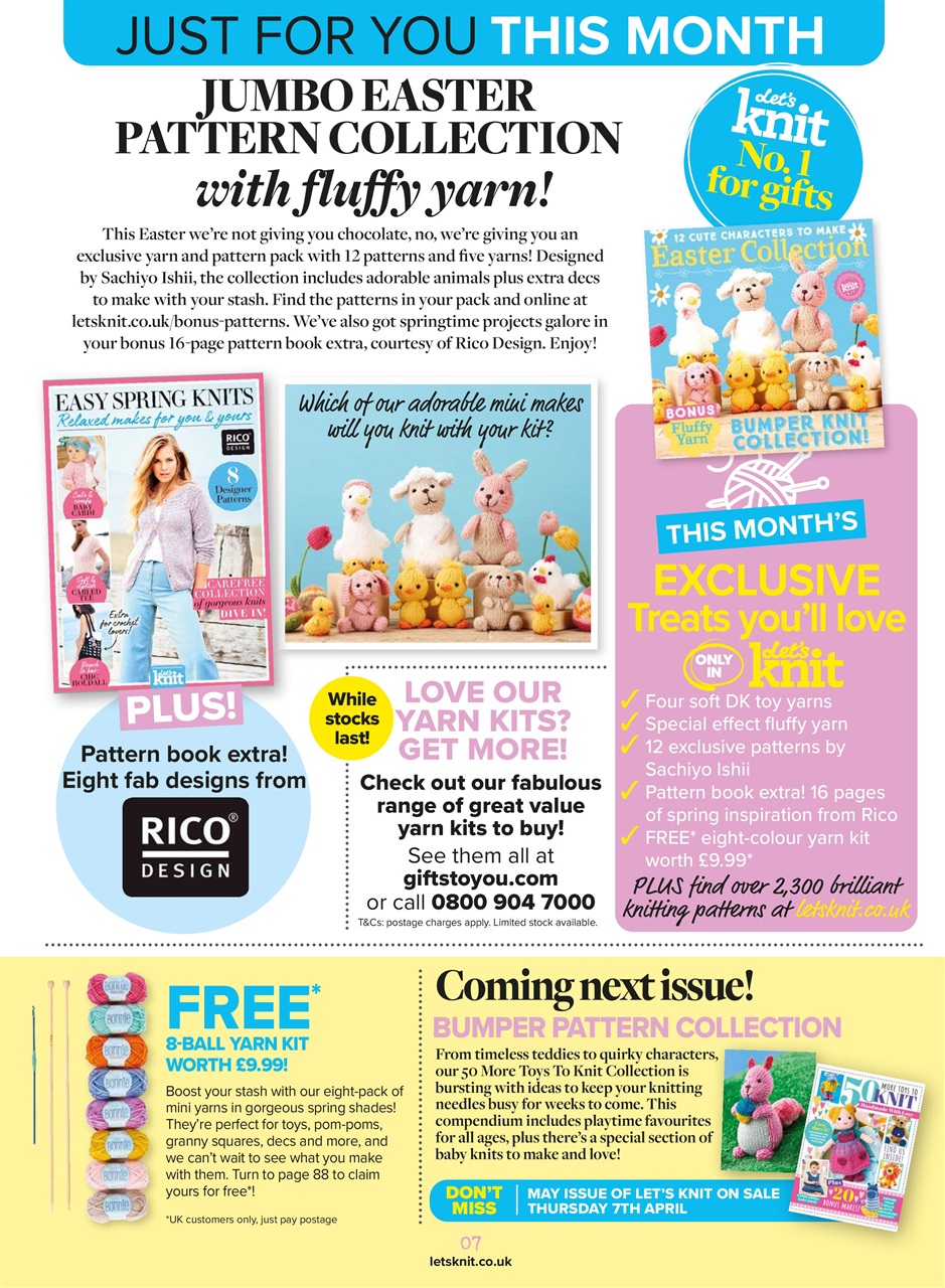 Let's Knit Preview Pages