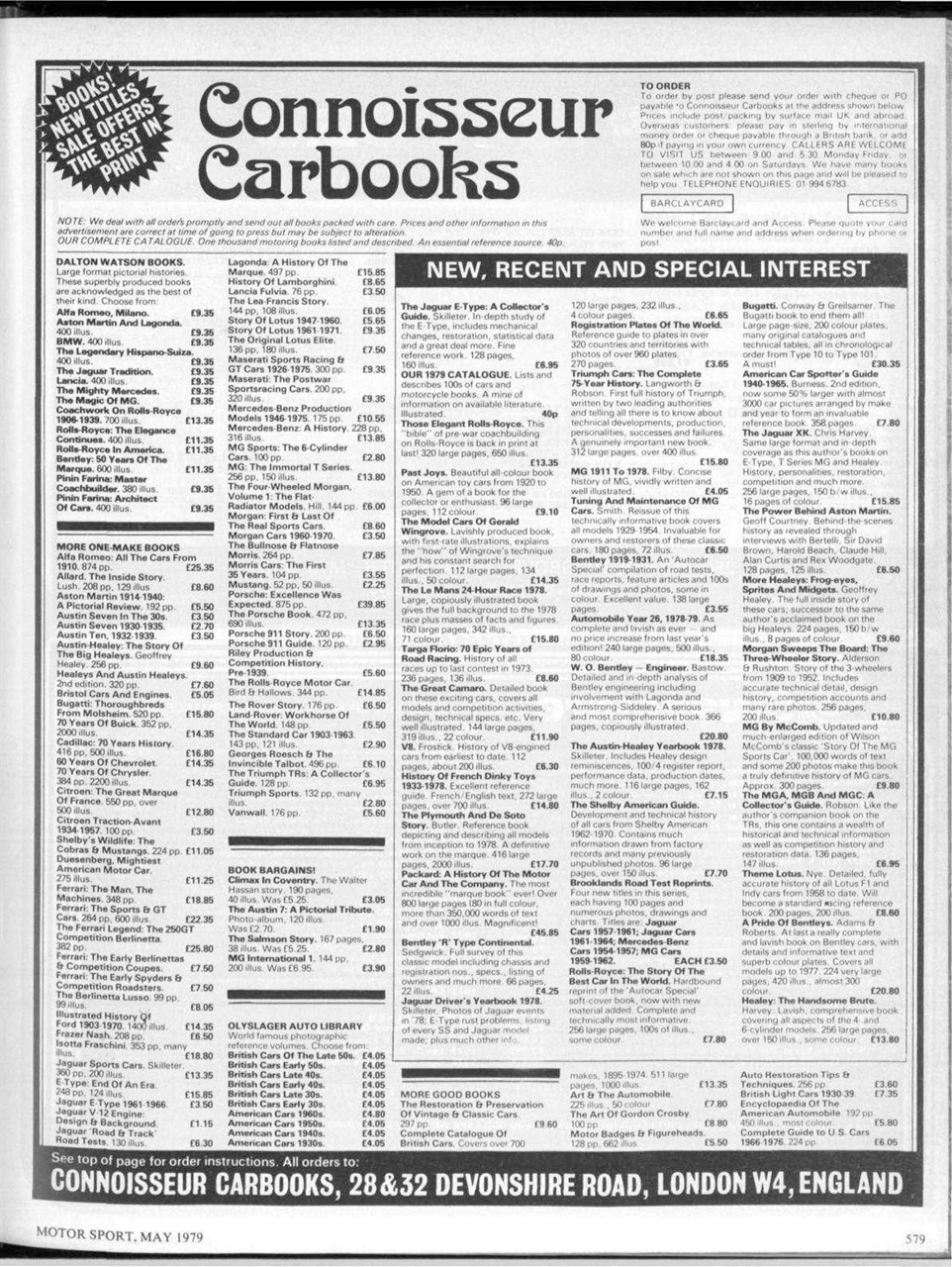 Motor Sport Magazine Preview Pages