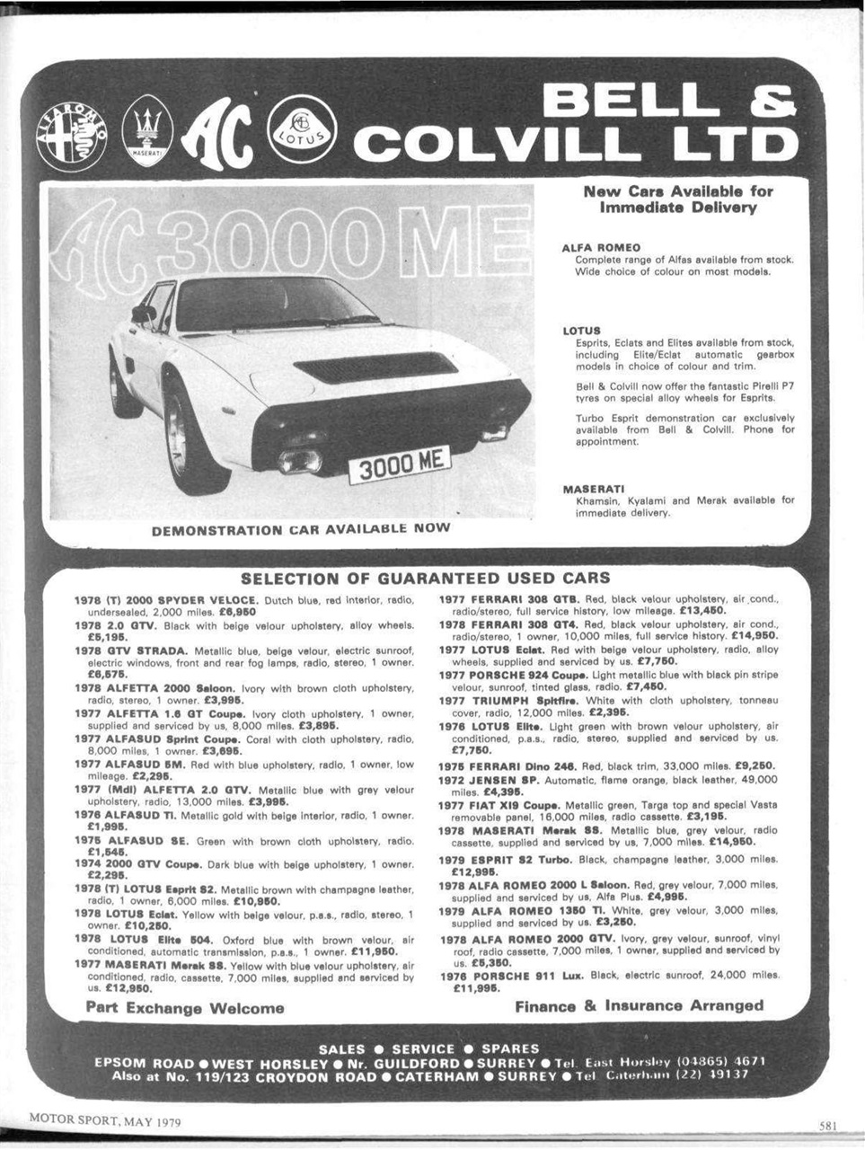 Motor Sport Magazine Preview Pages