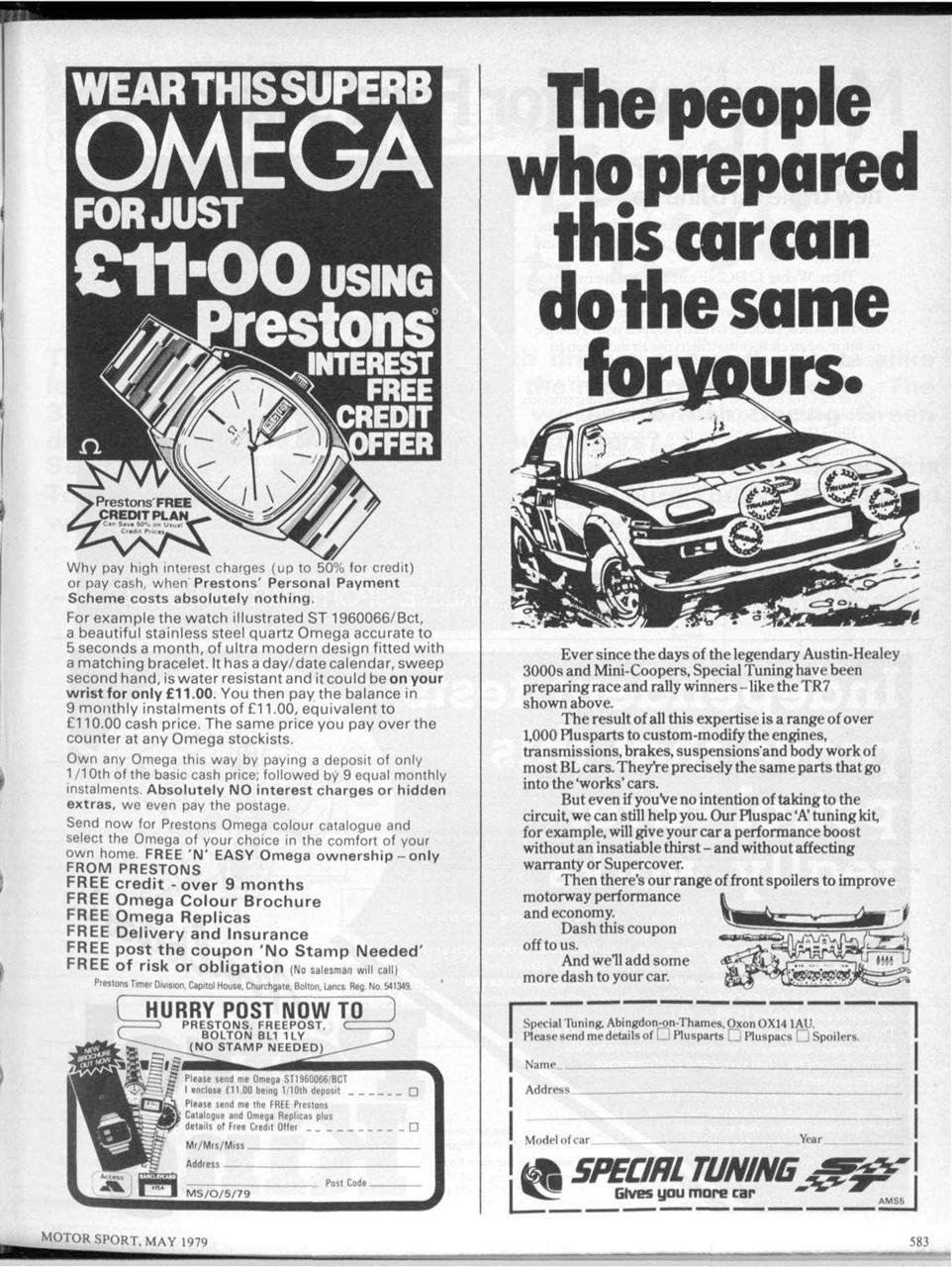 Motor Sport Magazine Preview Pages