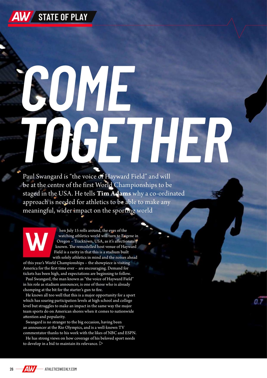 AW – Athletics Weekly Magazine Preview Pages