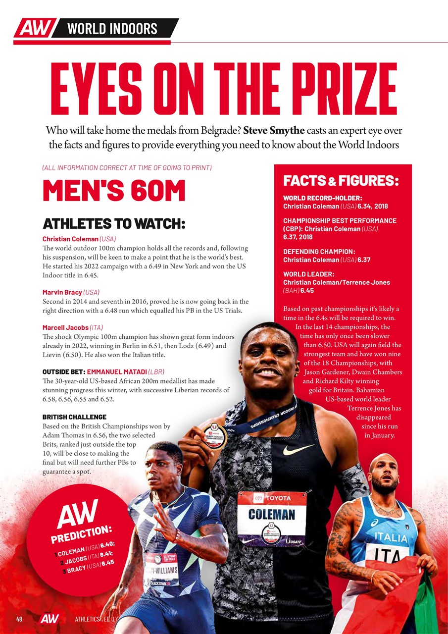 AW – Athletics Weekly Magazine Preview Pages