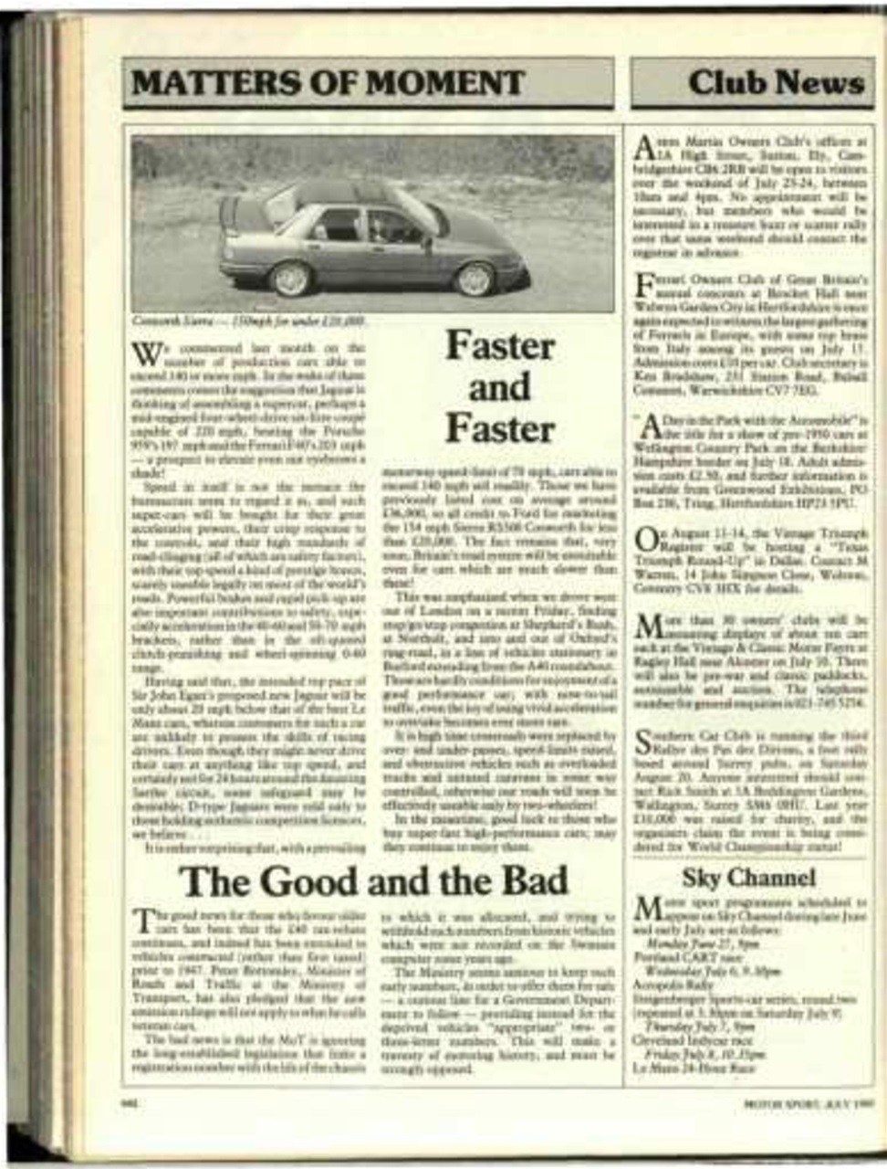 Motor Sport Magazine Preview Pages