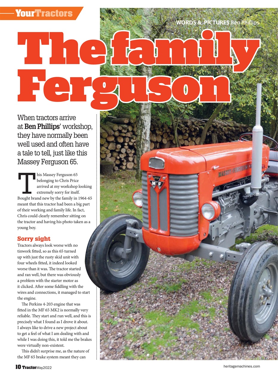 Tractor & Farming Heritage Magazine Preview Pages